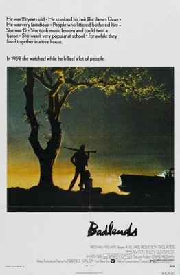 Badlands movie poster (1973) wooden framed poster