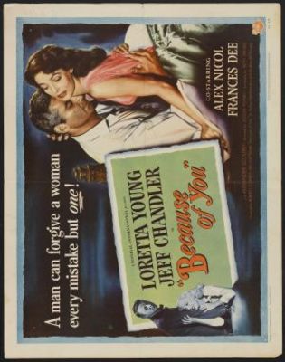 Because of You movie poster (1952) mug
