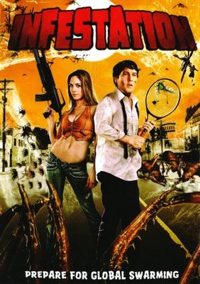 Infestation movie poster (2009) wooden framed poster