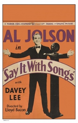 Say It with Songs movie poster (1929) poster with hanger