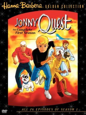 Jonny Quest movie poster (1964) metal framed poster