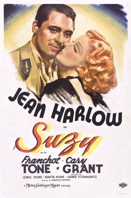 Suzy movie poster (1936) wood print