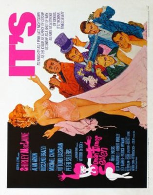Woman Times Seven movie poster (1967) wooden framed poster