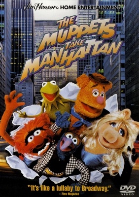 The Muppets Take Manhattan movie poster (1984) poster with hanger