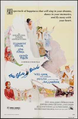 The Blue Bird movie poster (1976) canvas poster
