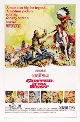 Custer of the West movie poster (1967) wooden framed poster