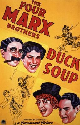 Duck Soup movie poster (1933) wood print