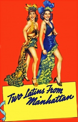Two Latins from Manhattan movie poster (1941) poster with hanger