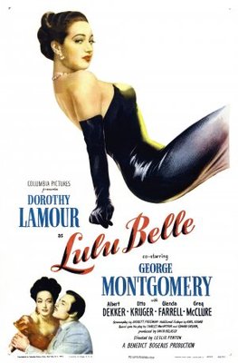 Lulu Belle movie poster (1948) wood print