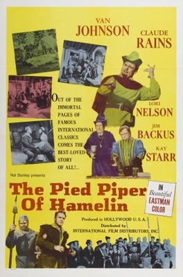 The Pied Piper of Hamelin movie poster (1957) metal framed poster