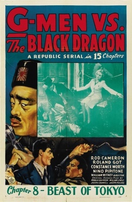 G-men vs. the Black Dragon movie poster (1943) mouse pad
