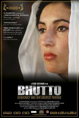 Benazir Bhutto movie poster (2010) wood print