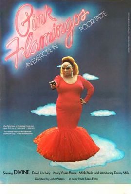 Pink Flamingos movie poster (1972) tote bag