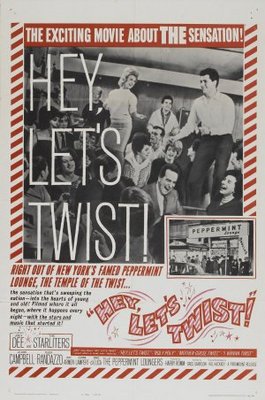 Hey, Let's Twist movie poster (1961) canvas poster