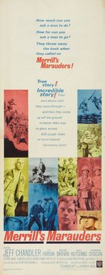 Merrill's Marauders movie poster (1962) pillow