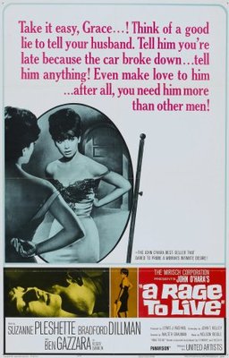 A Rage to Live movie poster (1965) poster with hanger