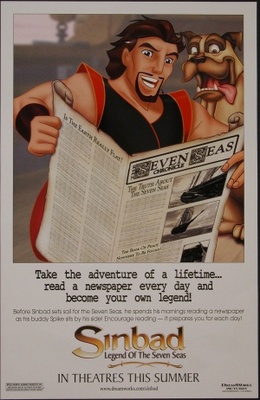 Sinbad: Legend of the Seven Seas movie poster (2003) tote bag