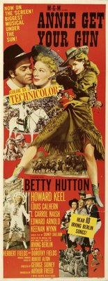 Annie Get Your Gun movie poster (1950) wooden framed poster