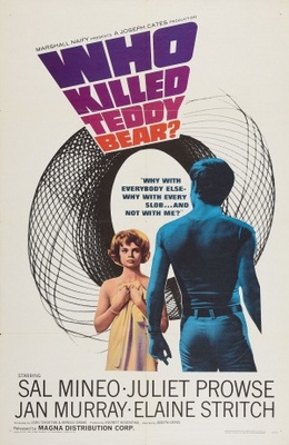 Who Killed Teddy Bear movie poster (1965) Stickers MOV_44cb91ff