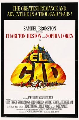 El Cid movie poster (1961) canvas poster