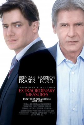 Extraordinary Measures movie poster (2010) canvas poster