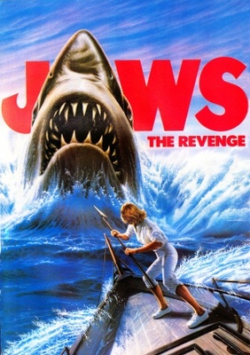 Jaws: The Revenge movie poster (1987) metal framed poster
