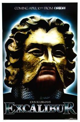 Excalibur movie poster (1981) wood print