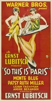 So This Is Paris movie poster (1926) t-shirt #721554