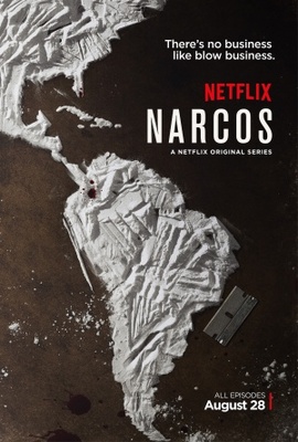 Narcos movie poster (2015) poster with hanger