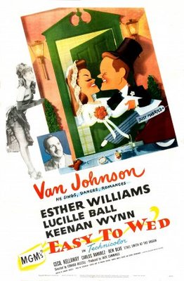 Easy to Wed movie poster (1946) pillow