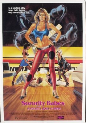 Sorority Babes in the Slimeball Bowl-O-Rama movie poster (1988) poster with hanger