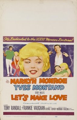 Let's Make Love movie poster (1960) metal framed poster