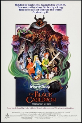 The Black Cauldron movie poster (1985) poster with hanger