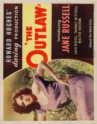 The Outlaw movie poster (1943) metal framed poster