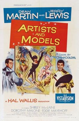 Artists and Models movie poster (1955) t-shirt