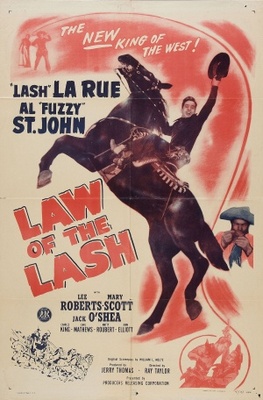 Law of the Lash movie poster (1947) t-shirt
