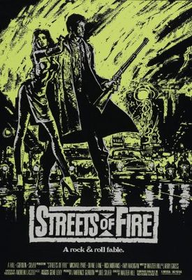 Streets of Fire movie poster (1984) wood print