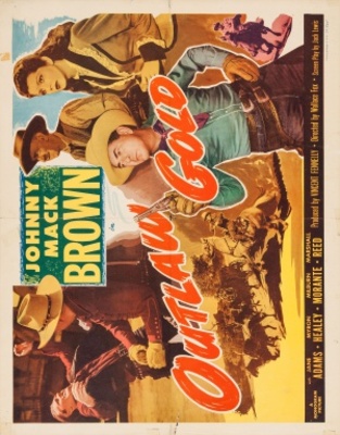 Outlaw Gold movie poster (1950) mouse pad