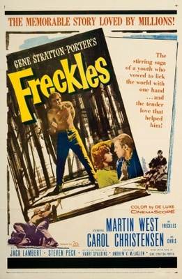 Freckles movie poster (1960) poster with hanger