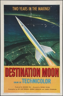 Destination Moon movie poster (1950) canvas poster
