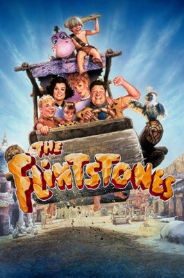 The Flintstones movie poster (1994) metal framed poster