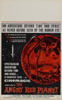 The Angry Red Planet movie poster (1960) wooden framed poster