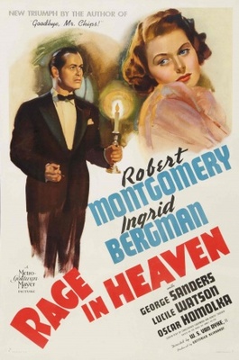 Rage in Heaven movie poster (1941) metal framed poster