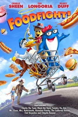 Foodfight! movie poster (2009) wood print