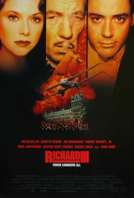 Richard III movie poster (1995) poster with hanger