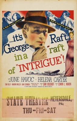 Intrigue movie poster (1947) poster