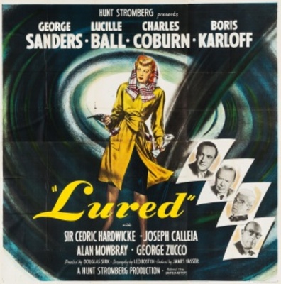 Lured movie poster (1947) pillow
