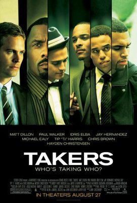 Takers movie poster (2010) metal framed poster