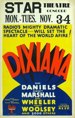 Dixiana movie poster (1930) poster