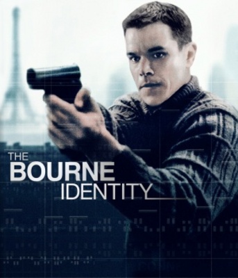 The Bourne Identity movie poster (2002) wooden framed poster